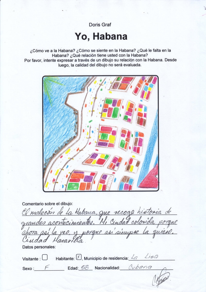 Zeichnung zum Projekt "Yo, Habana"